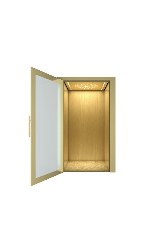 Beige decoration panel villa elevator QP-V020