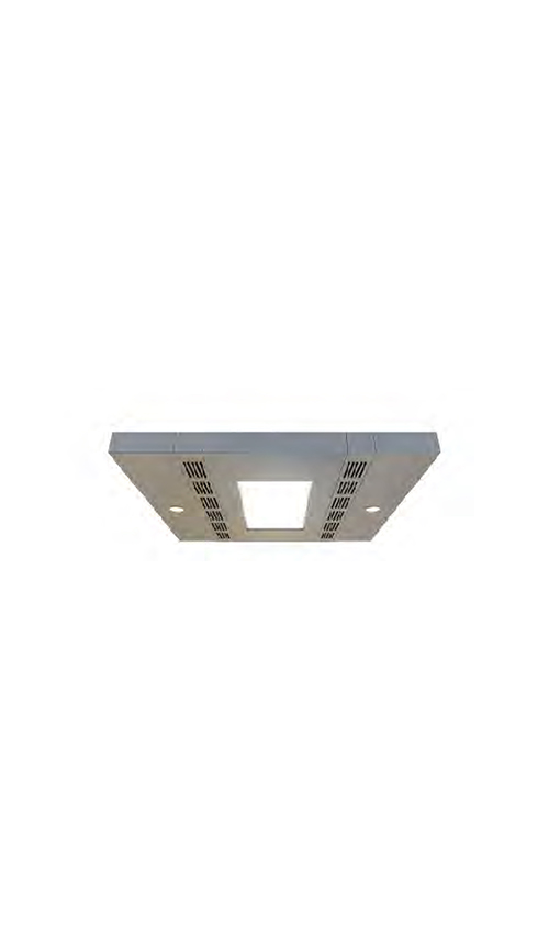 Steel plate spray paint, acrylic, downlight integral-type ceiling series QP-D55