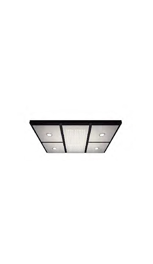 Steel plate spray, acrylic, downlight integral-type ceiling series QP-D60