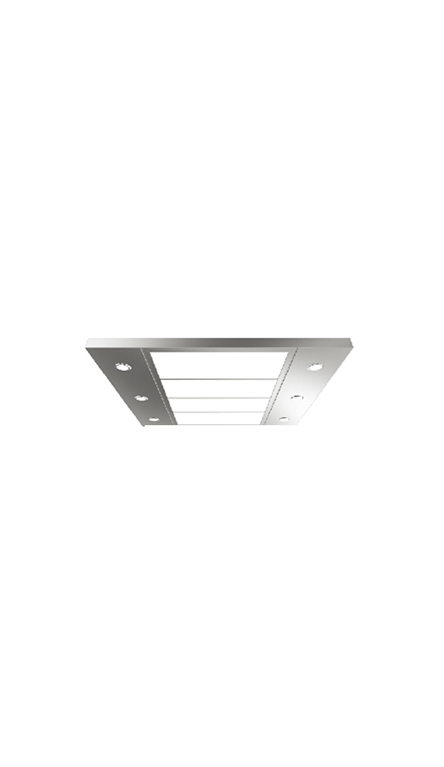 Hairline stainless steel, acrylic lighting decoration,LED lighting integral-type ceiling series QP-JD002