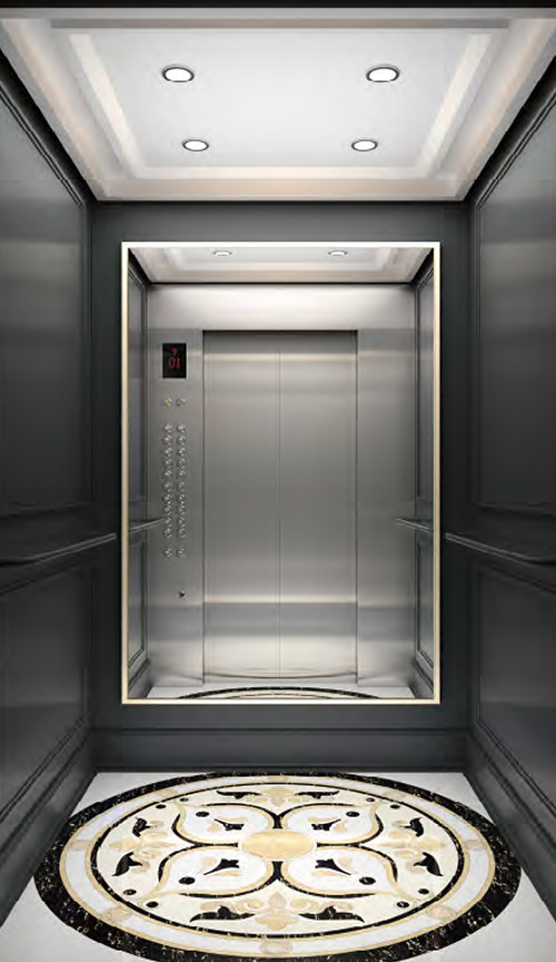 Passenger elevator car decoratinon QPA-056